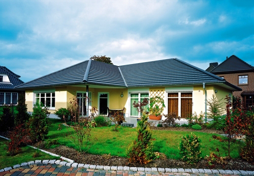 Керамическая черепица Creaton DOMINO NUANCE schwarz matt engobiert